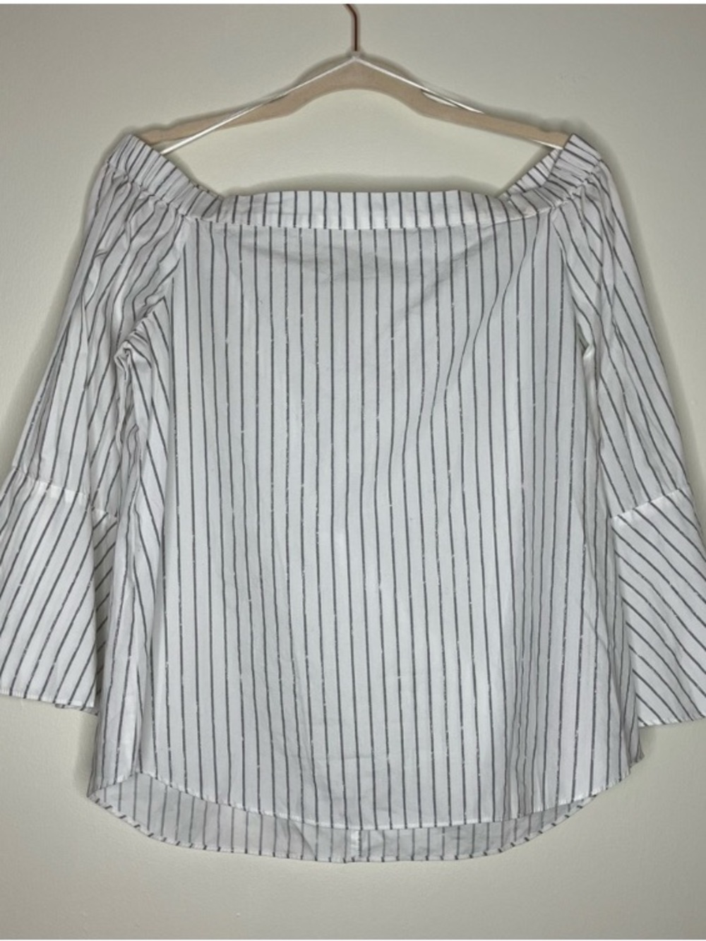 NWT Calvin Klein OTS cotton blouse L